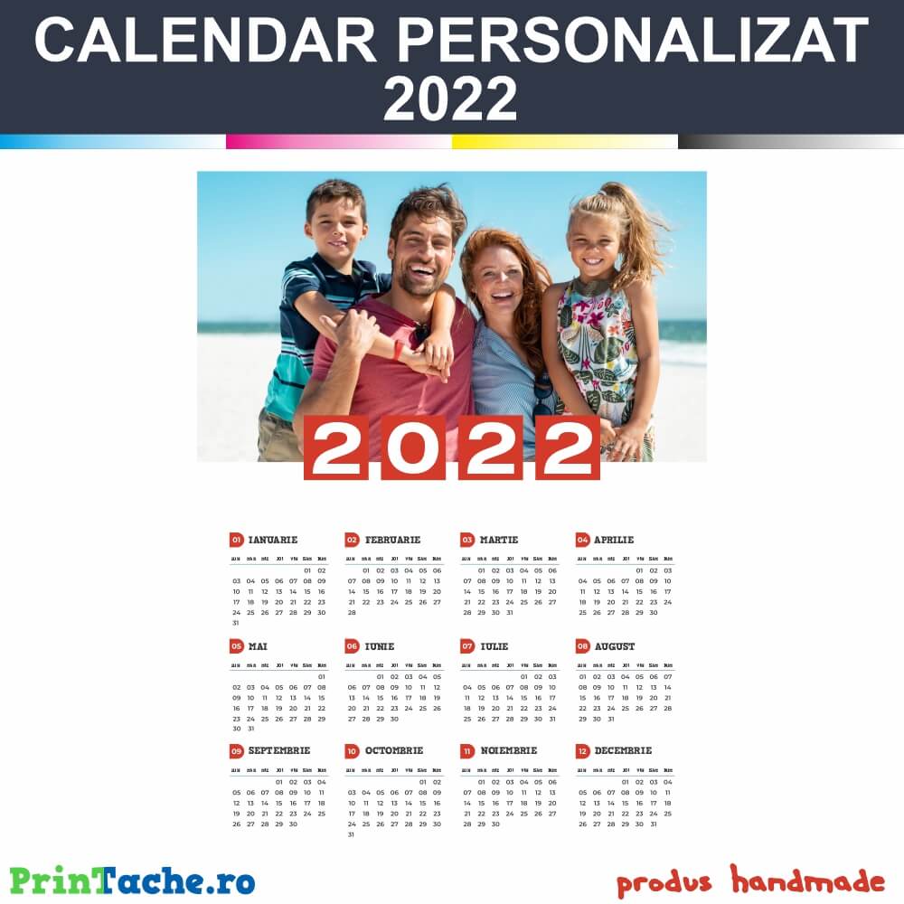 Calendar personalizat 2022 model 2